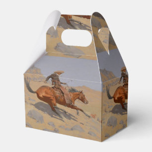 Western Party Geschenkbox Wilder Westen Geschenkschachtel