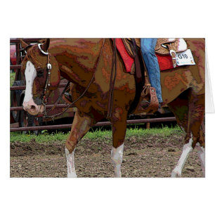 Western-Pferd-Cartoon-Effekt