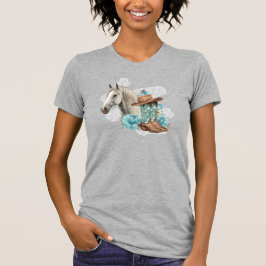 Western Pferd T-Shirt