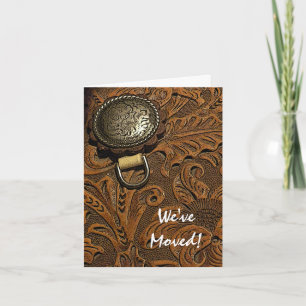 Western Pferde Sattel Adressänderung Ankündigung