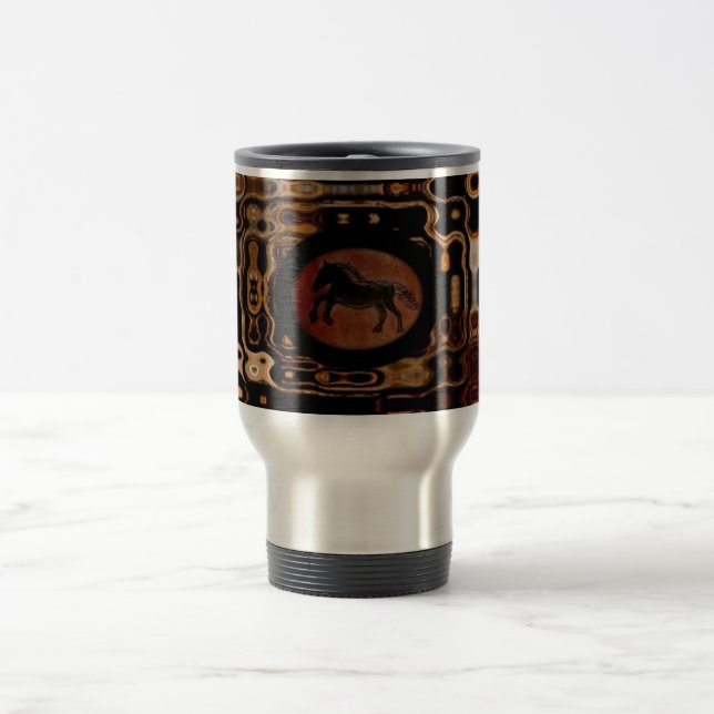 Western Pferde Tasse (Mittel)