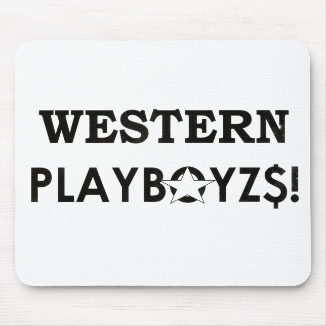 WESTERN PLAYBOIZ / JMT SKATERBOARDS / IPIX MOUSEPAD (Vorne)
