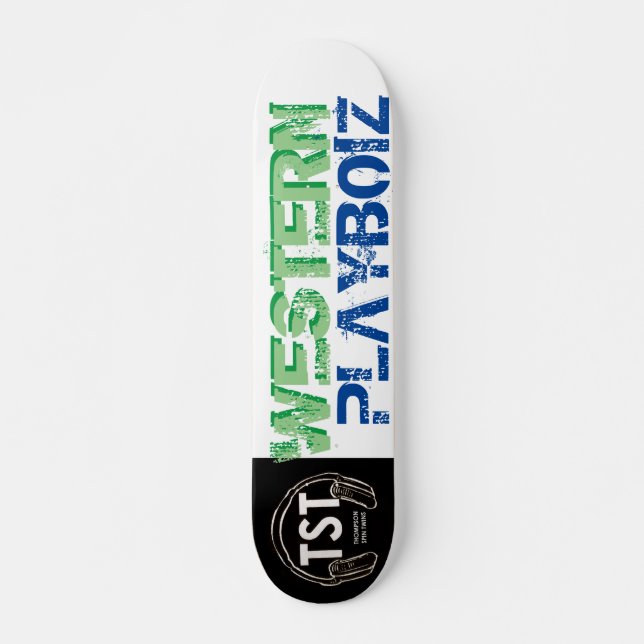 WESTERN PLAYBOIZ / JMT SKATERBOARDS / IPIX SKATEBOARD (Vorne)