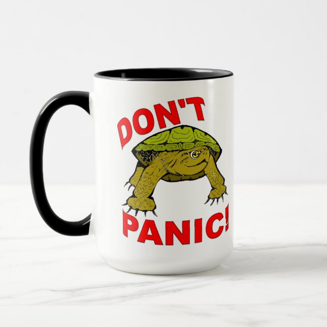 Western Pond Turtle - Keine Panik Tasse (Links)