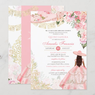 Western Quinceanera Einladung