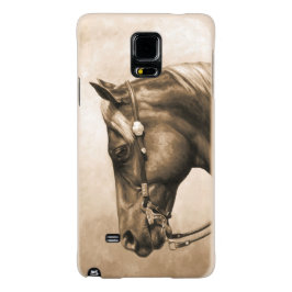 Western Ranch Pferd Altes Foto Sepia iPhone 16 Hülle