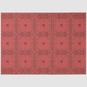 Western Red Bandana Decoupage Seidenpapier