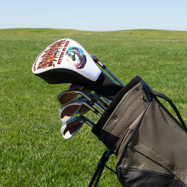 Western Red Indian Fighters of Courage Unity - Golf Headcover (In SItu)