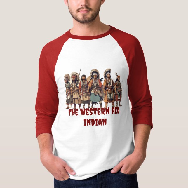 Western Red Indian Fighters of Courage Unity - T-Shirt (Vorderseite)