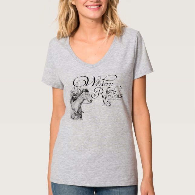 Western Refltektionz (Barrel Racer) T-Shirt (Vorderseite)