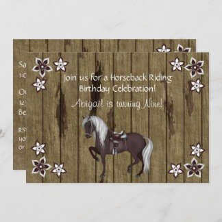 Western Reiten Geburtstag Einladung