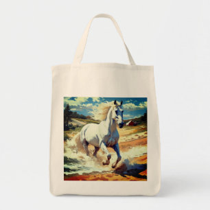 Western Retro Pferd auf Tote Tasche