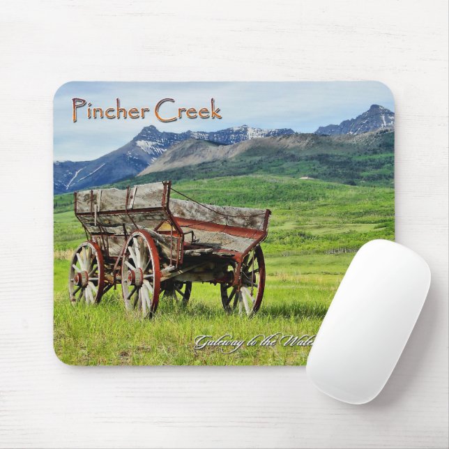 Western Rocky Mountain Landschaftsbild Mouse Pad Mousepad (Mit Mouse)