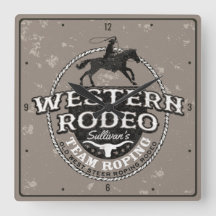 Western Rodeo ADD NAME Old West Steer Roping