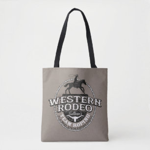 Western Rodeo ADD NAME Old West Steer Roping Roper