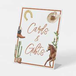 Western Rodeo Boy Cards & Gifts Sockelschild