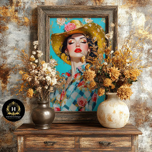Western Rodeo Chic Dekoupage Seidenpapier