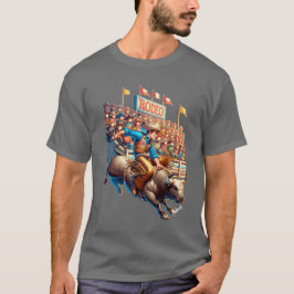 Western Rodeo Cowboy Bull Reiten Custom T-Shirt