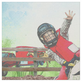 Western Rodeo Cowboy Cowgirl Mutton Busting 9" Stoff