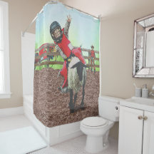 Western Rodeo Cowboy Cowgirl Mutton Busting