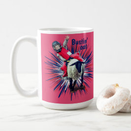 Western Rodeo Cowboy Cowgirl Mutton Busting Kaffeetasse