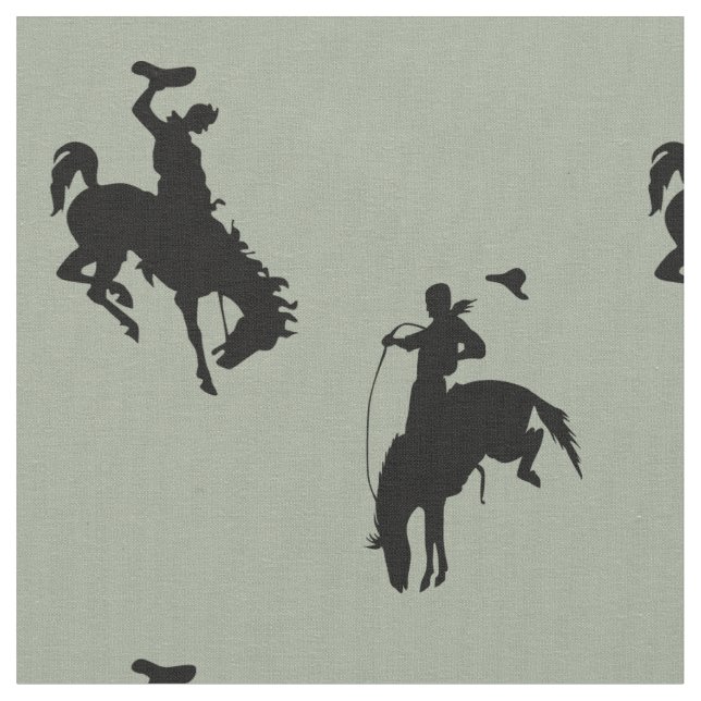 Western-Rodeo-Cowboy-sträubender Stoff (Nahaufnahme)