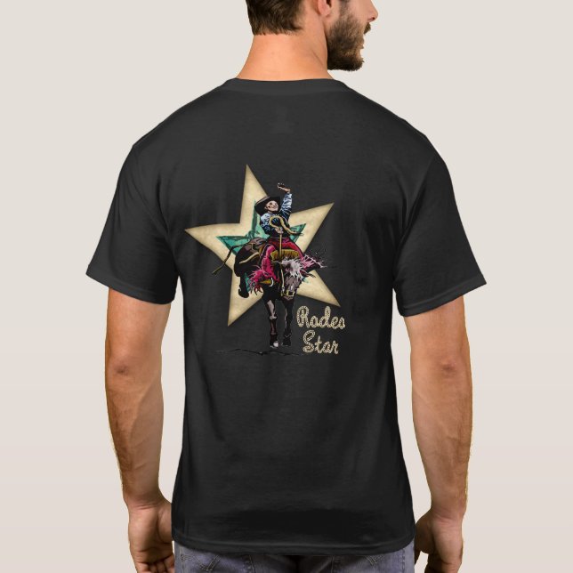 Western Rodeo Cowboy T - Shirt (Rückseite)