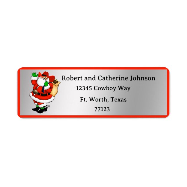 Western Rodeo Cowboy Truck Trailer Weihnachten (Vorne)