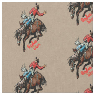 Western-Rodeo-Cowboyungesattelter Stoff