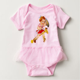 Western Rodeo Cowgirl am Stick Horse Baby T-shirt