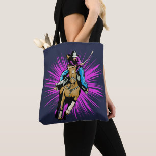 Western Rodeo Cowgirl Reiten Pferd Laufen