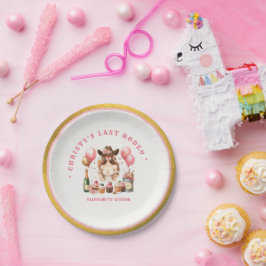 Western Rodeo Junggeselinnen-Abschied Brautparty Pappteller