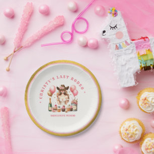 Western Rodeo Junggeselinnen-Abschied Brautparty Pappteller