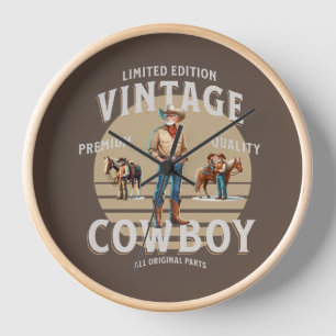 Western Rodeo Vintag Cowboy Uhr
