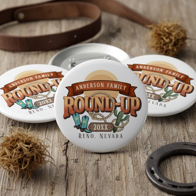 Western Round-Up Familientreffen ID1318 Button (Von Creator hochgeladen)