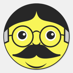 Western Runder Aufkleber