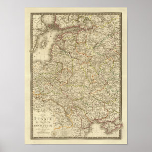 Western Russland, Polen Poster