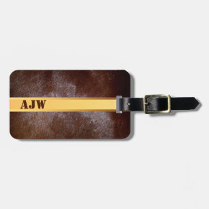 Western Rustic Monogram Travel Travel Travel Tags  Gepäckanhänger