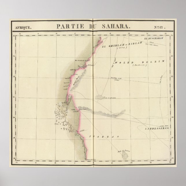 Western Sahara, Afrika 12 Poster (Vorne)