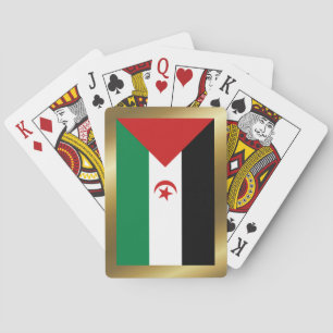 Western Sahara Flag Spielkarten