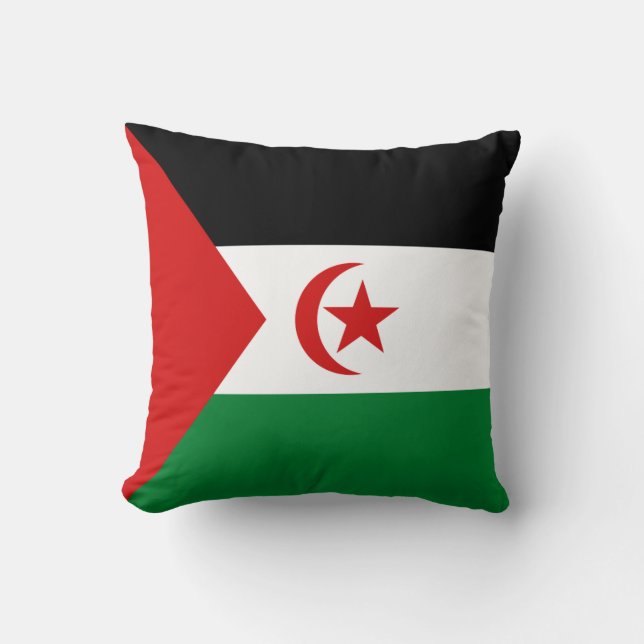 Western Sahara Flag x Flag Kissen (Vorderseite)