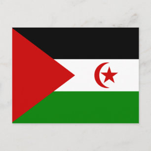 Western sahara postkarte
