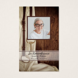 Western Satin  Beerdigung Gedenkgebet