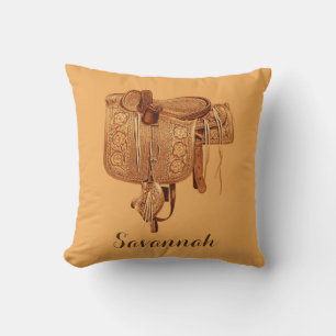 Western, Sattel, Cowgirl, Reiten, Muttertag Kissen