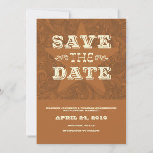 Western Save the Date (dunkel)