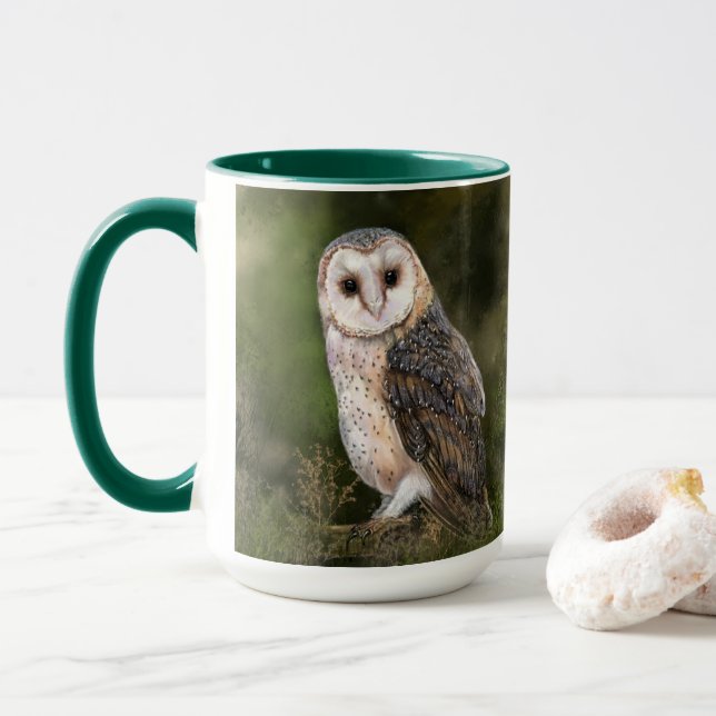 Western-Schale Tasse Geschenkmalerei (Mit Donut)