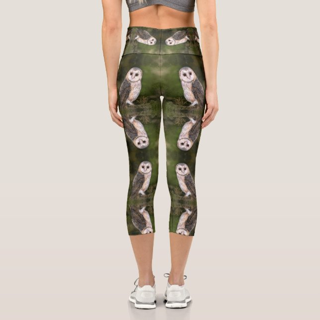 Western-Schälling - Wasserfarbenmalerei - Capri Leggings (Rückseite)