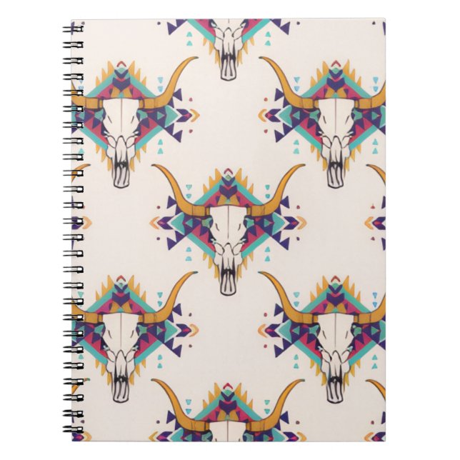 Western Schönheitsnotebook Notizblock (Vorderseite)