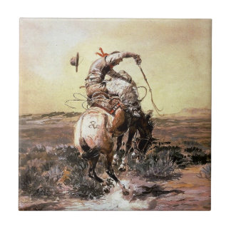 Western "Slick Rider" Kunst von Charles M. Russell Fliese