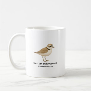 Western Snowy Plover - Vögel in Kalifornien Kaffeetasse